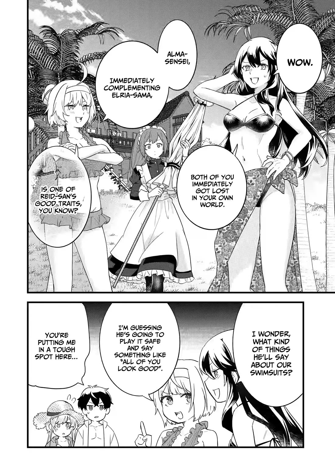 The Reincarnated Marriage of a Hero and a Sage: After Becoming Engaged to a Former Rival, We Became the Strongest Couple Chapter 23 page 33 - Chapter 23: Let's enjoy summer vacation!