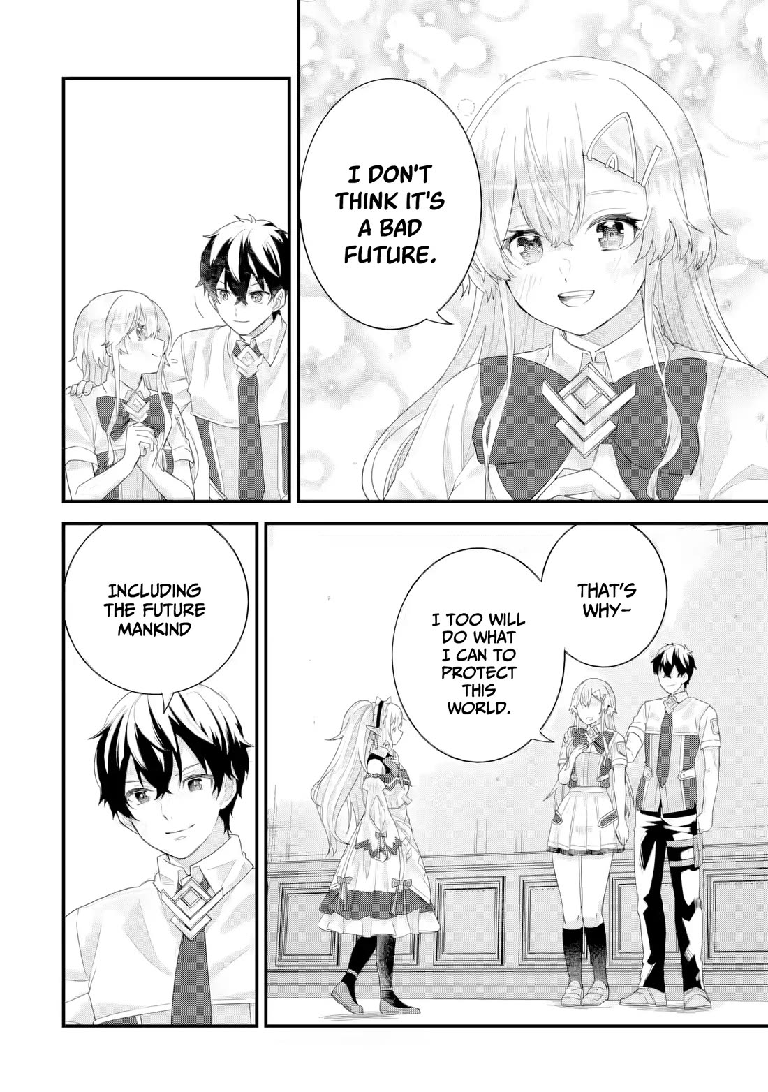 The Reincarnated Marriage of a Hero and a Sage: After Becoming Engaged to a Former Rival, We Became the Strongest Couple Chapter 32 page 9 - Chapter 32: The Hero & The Sage steel their resolve