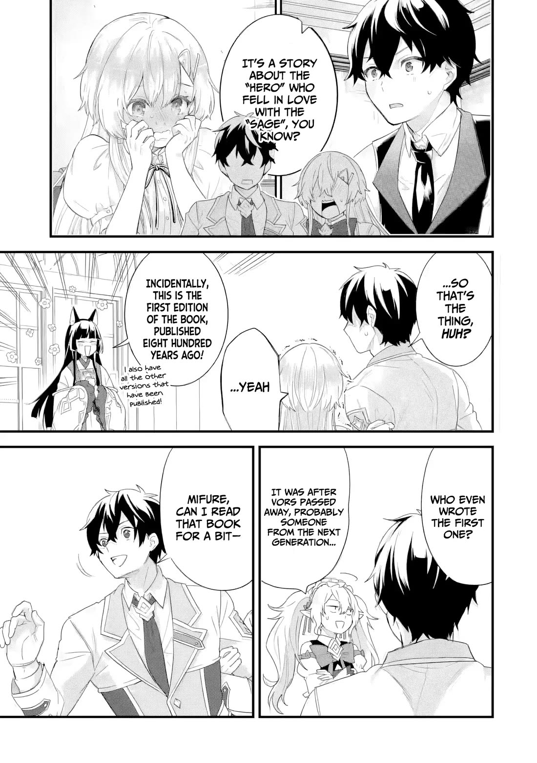 The Reincarnated Marriage of a Hero and a Sage: After Becoming Engaged to a Former Rival, We Became the Strongest Couple Chapter 35 page 12 - Chapter 35: Love rival