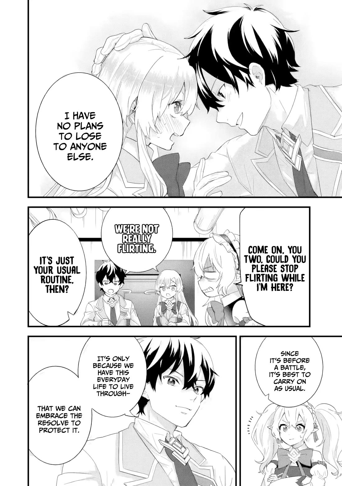 The Reincarnated Marriage of a Hero and a Sage: After Becoming Engaged to a Former Rival, We Became the Strongest Couple Chapter 36 page 21 - Chapter 36: Comprehensive exam, begin!