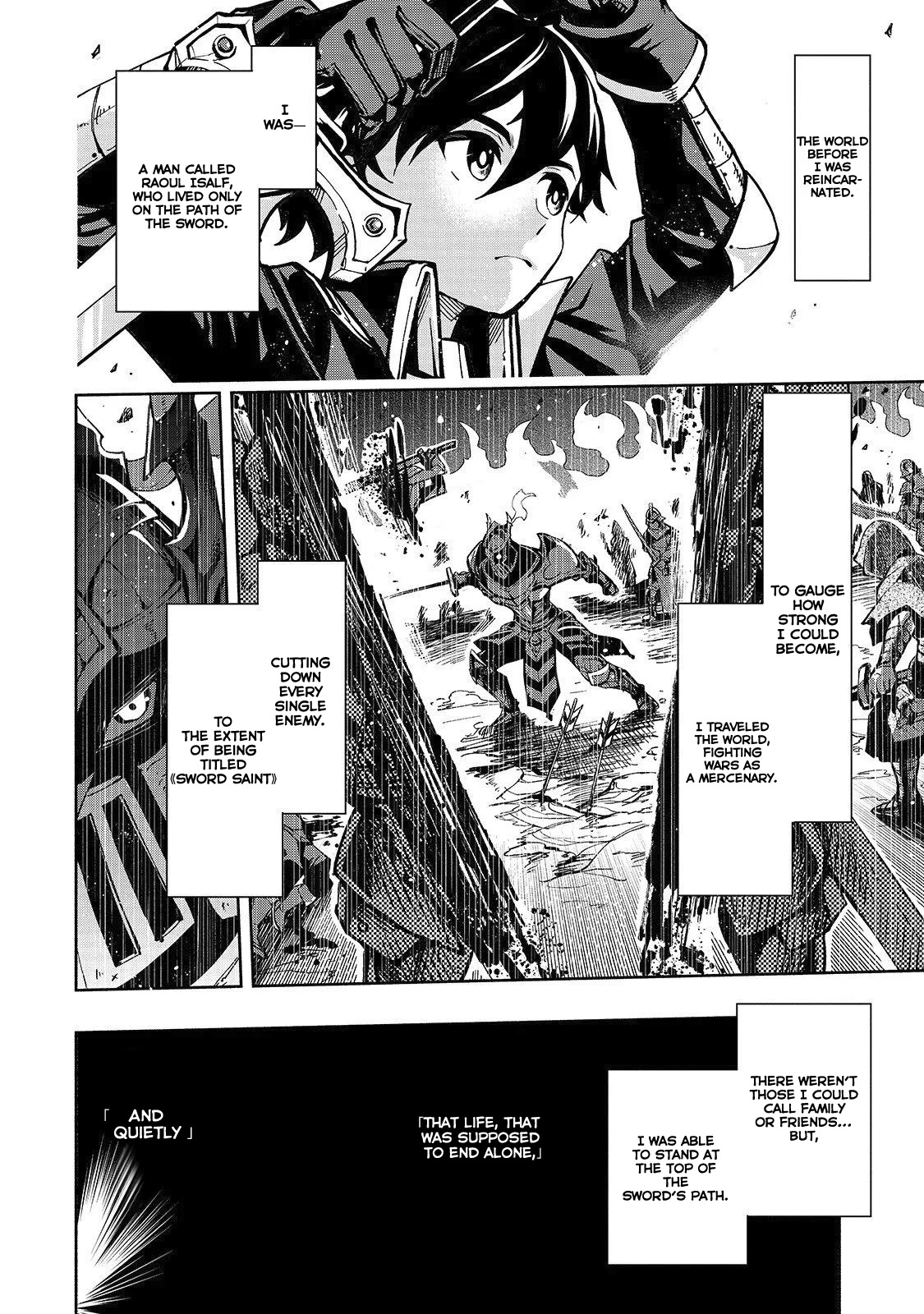 The Reincarnated 「Sword Saint」 Wants to Take it Easy Chapter 1 page 7 - Chapter 1: 《Sword Saint》's Bodyguard