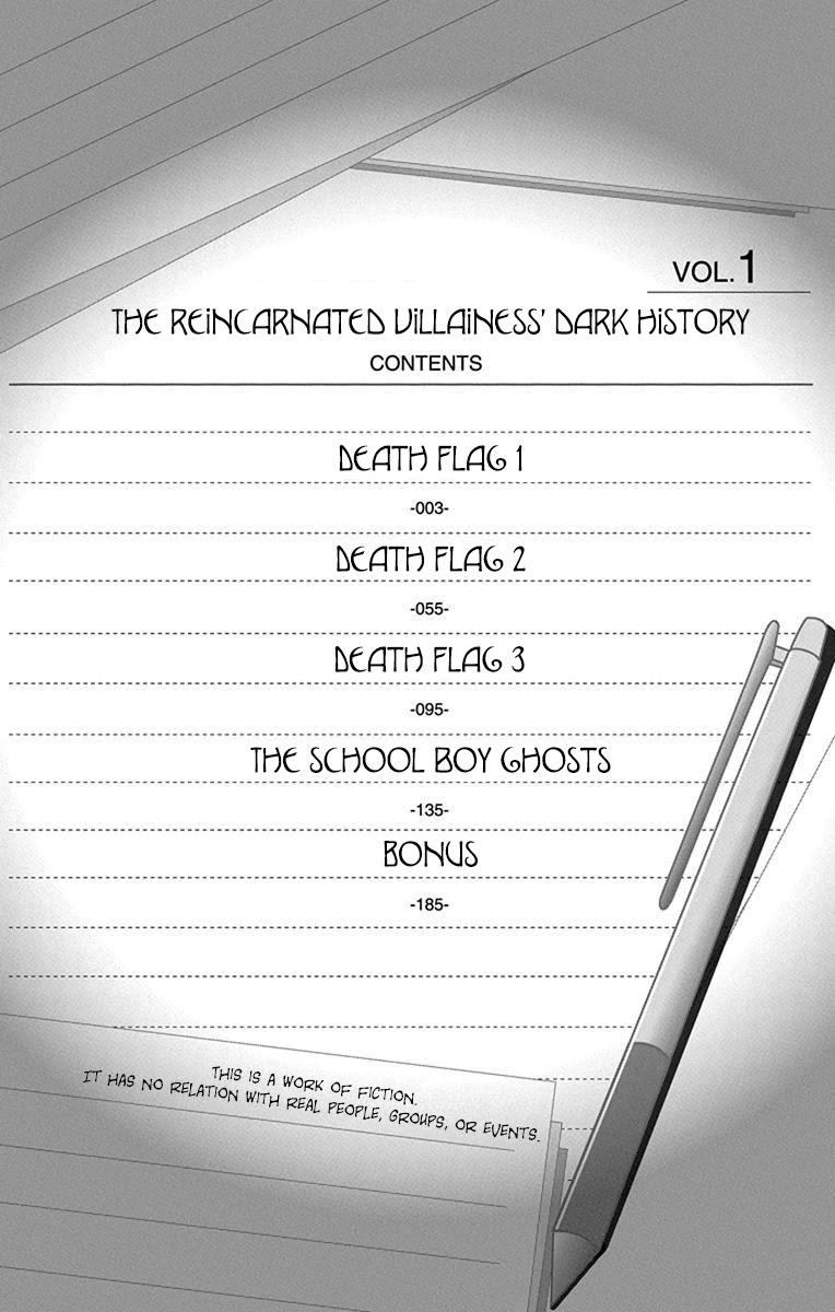 The Reincarnated Villainess' Dark History Chapter 1 page 5 - Chapter 1: Death Flag 1