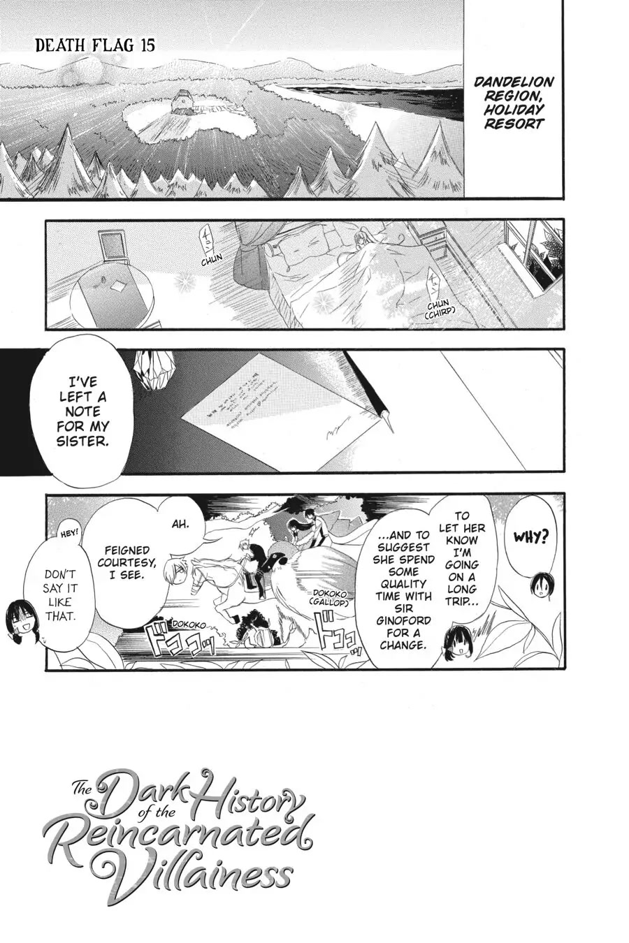 The Reincarnated Villainess' Dark History Chapter 15 page 1 - Chapter 15