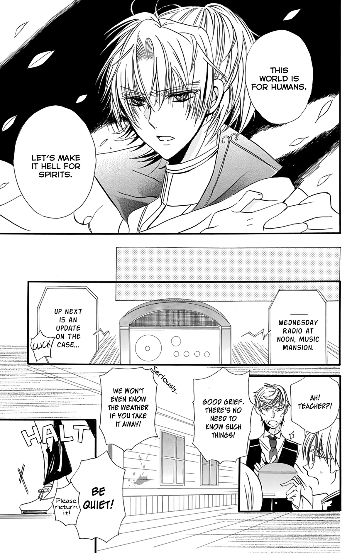 The Reincarnated Villainess' Dark History Chapter 3.5 page 17 - Chapter 3.5: Oneshot: Ghost-seeing School Boys