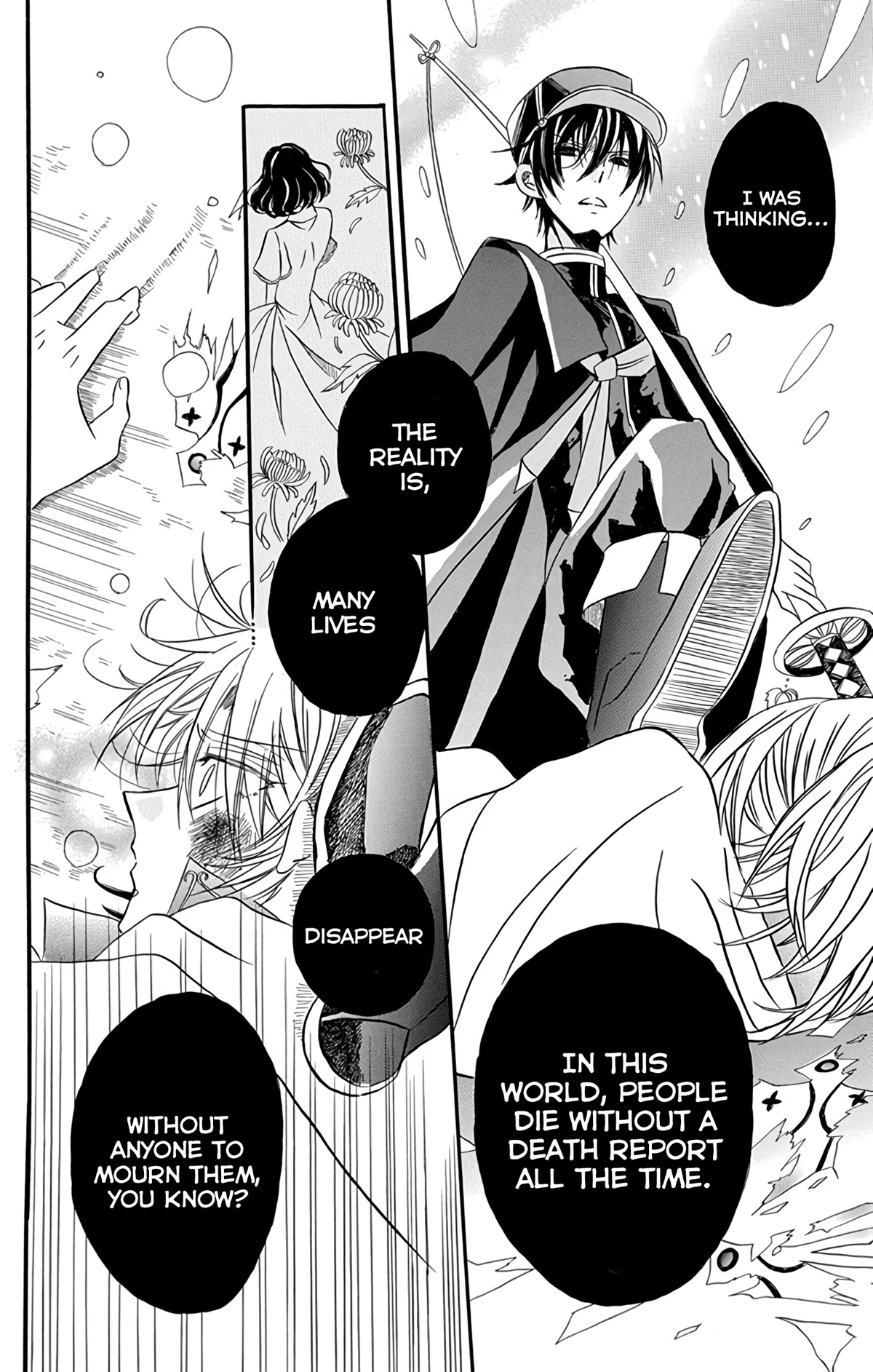 The Reincarnated Villainess' Dark History Chapter 3.5 page 34 - Chapter 3.5: Oneshot: Ghost-seeing School Boys