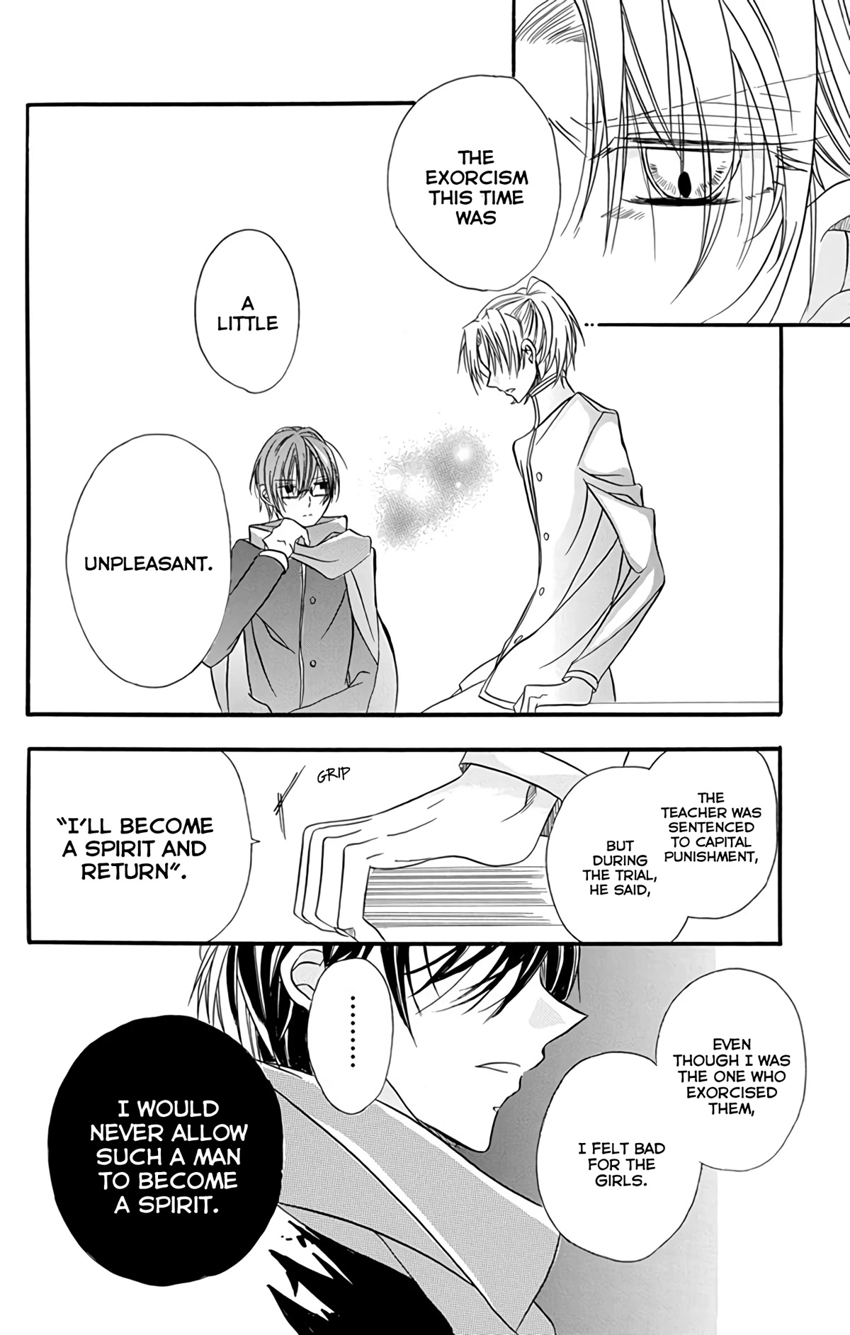 The Reincarnated Villainess' Dark History Chapter 3.5 page 41 - Chapter 3.5: Oneshot: Ghost-seeing School Boys