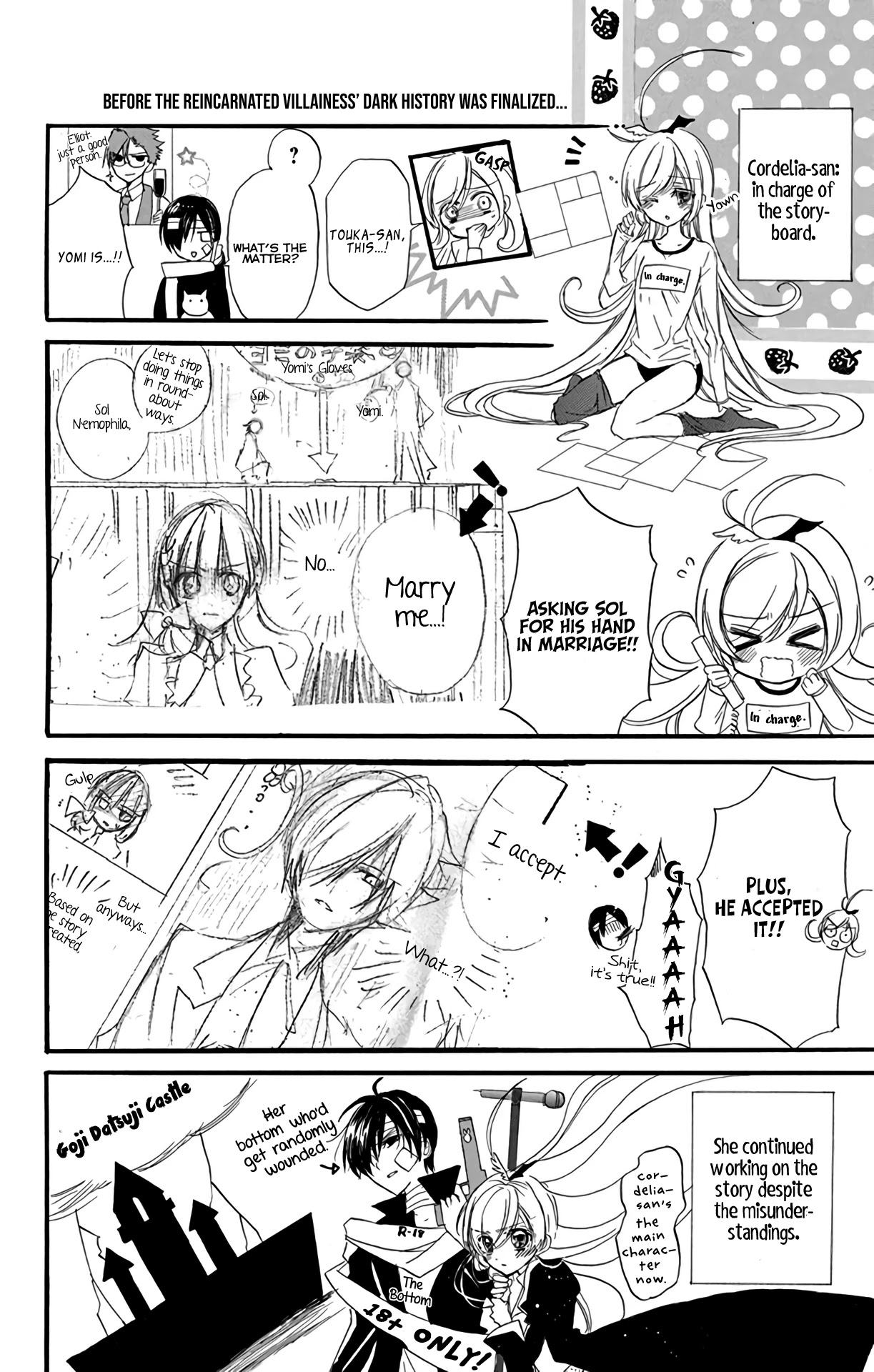 The Reincarnated Villainess' Dark History Chapter 7 page 3 - Chapter 7: Death Flag 7