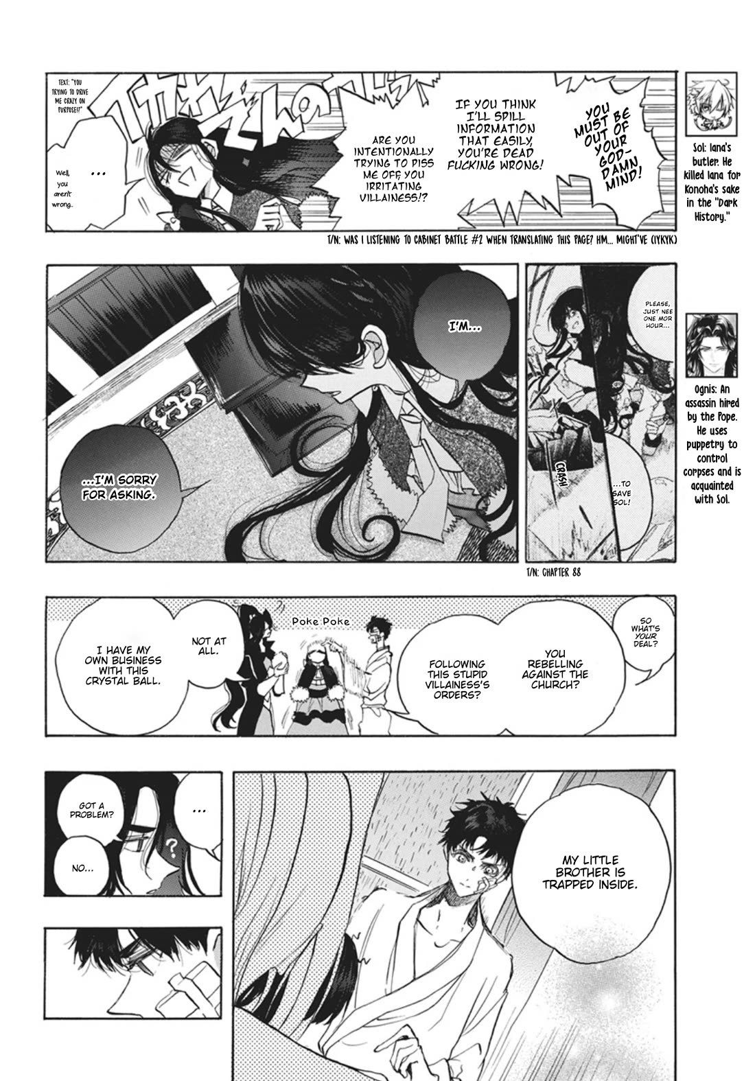 The Reincarnated Villainess' Dark History Chapter 89 page 4 - Chapter 89: Death Flag 89