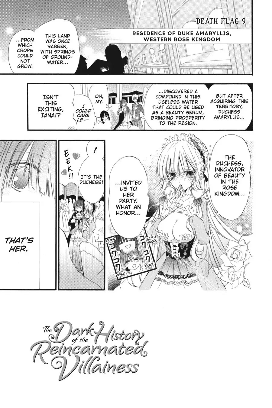 The Reincarnated Villainess' Dark History Chapter 9 page 1 - Chapter 9