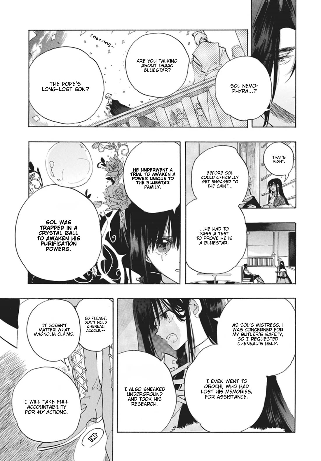 The Reincarnated Villainess' Dark History Chapter 90 page 5 - Chapter 90: Death Flag 90