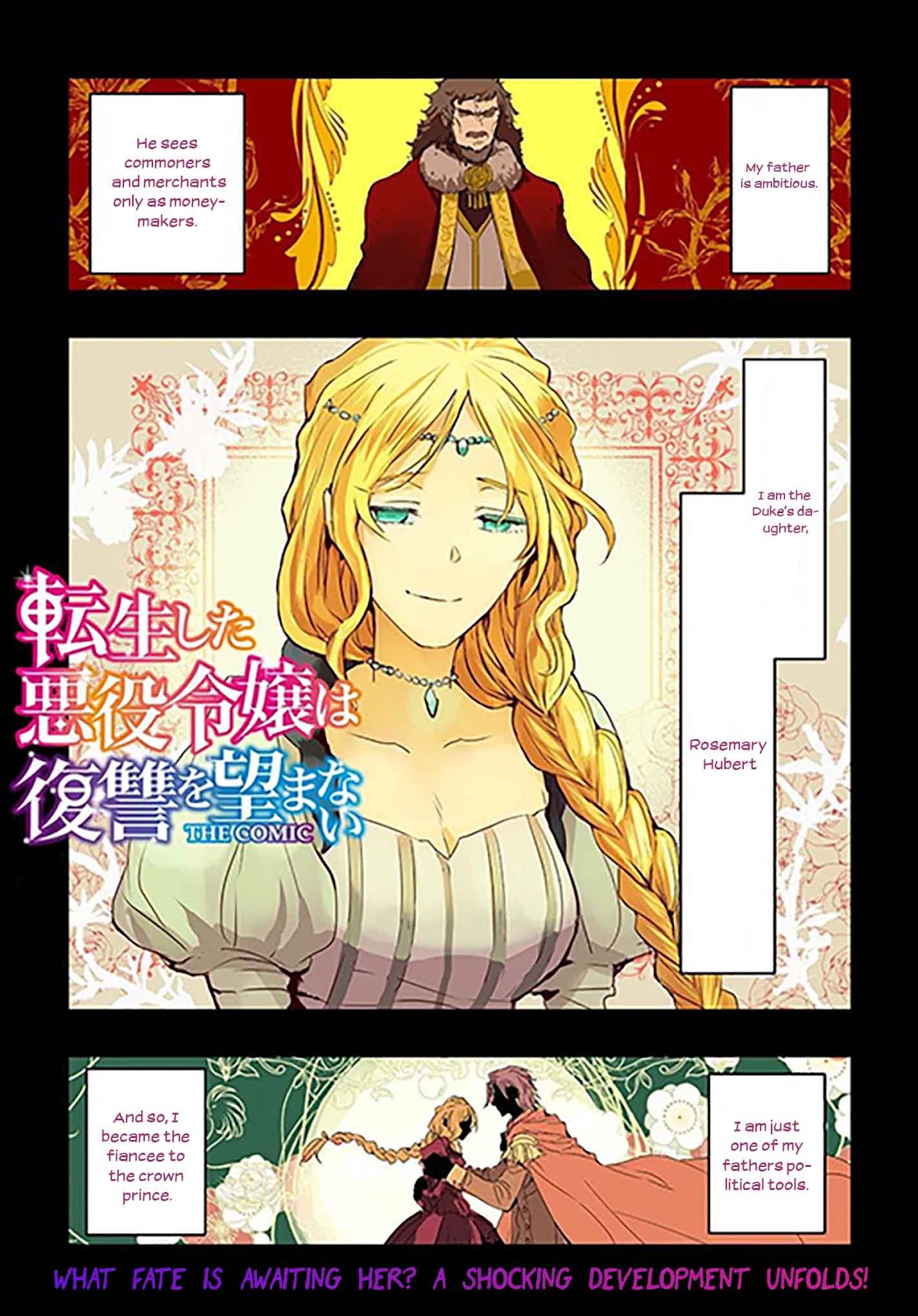 The Reincarnated Villainess Doesn't Want Revenge Chapter 1 page 2 - Chapter 1