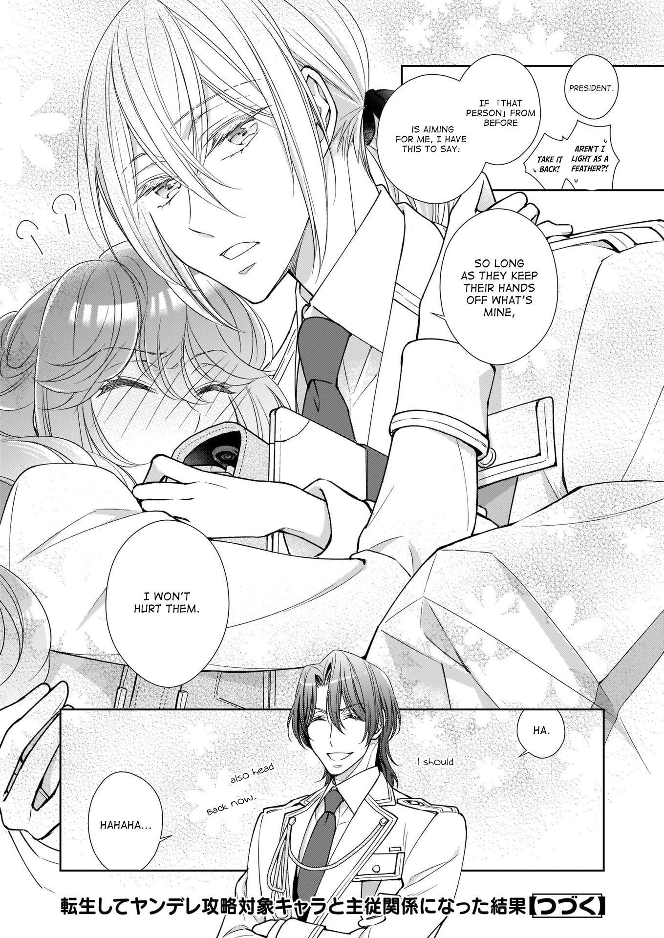 The Result of Being Reincarnated is Having a Master-Servant Relationship with the Yandere Love Interest Chapter 8 page 22 - Chapter 8