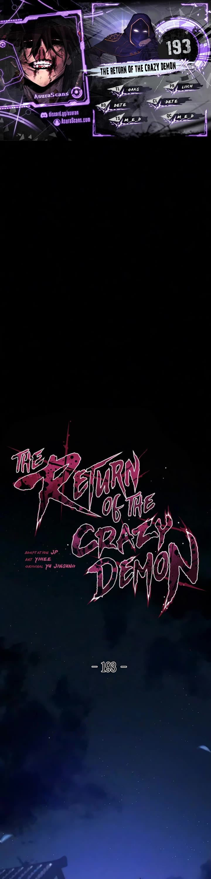 The Return of the Crazy Demon Chapter 193 page 1 - Chapter 193 (RESUMED)