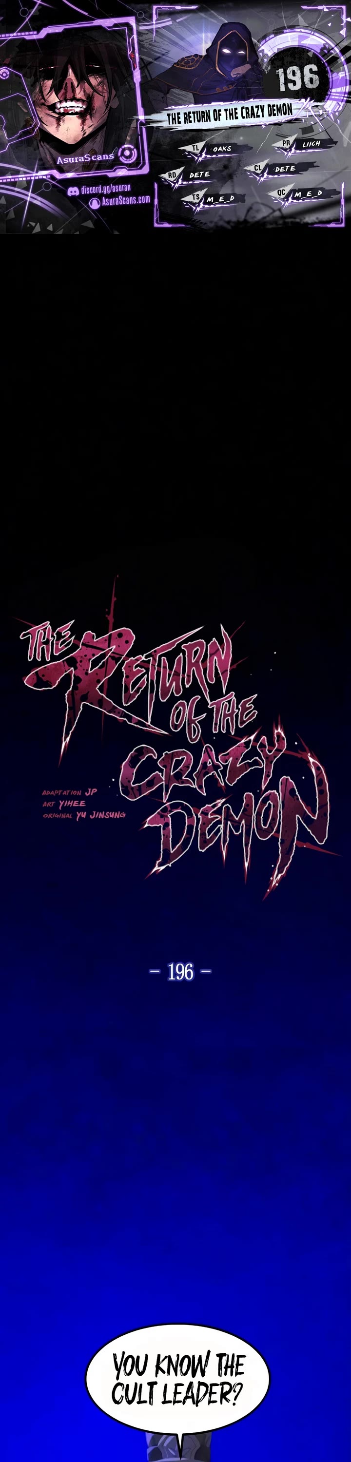The Return of the Crazy Demon Chapter 196 page 1 - Chapter 196