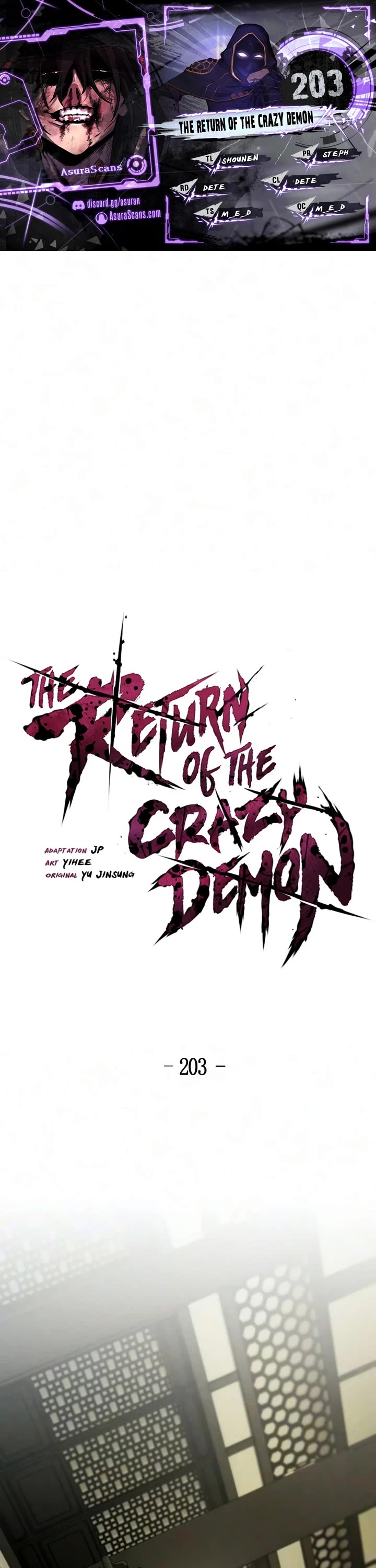 The Return of the Crazy Demon Chapter 203 page 1 - Chapter 203