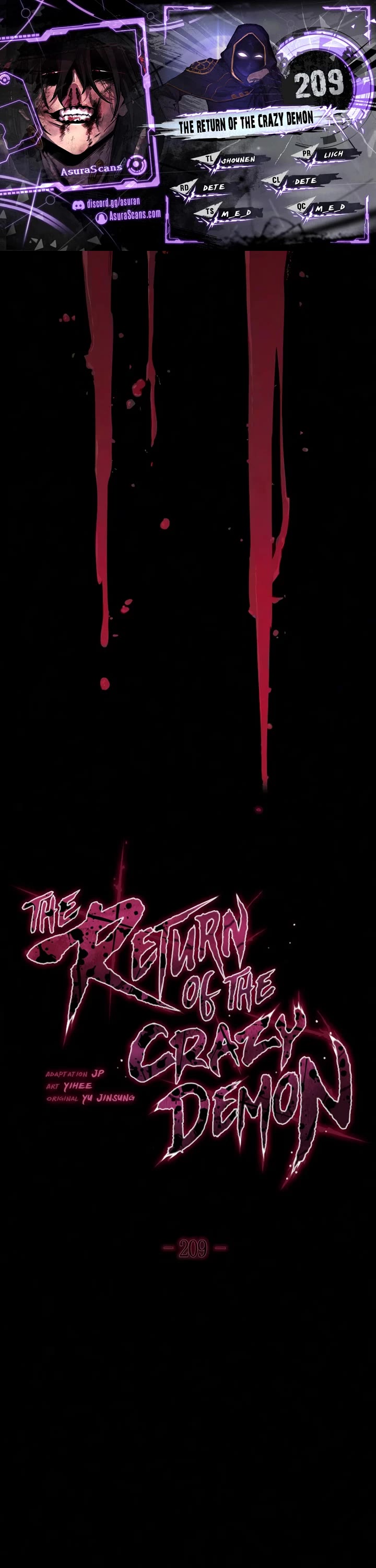 The Return of the Crazy Demon Chapter 209 page 1 - Chapter 209