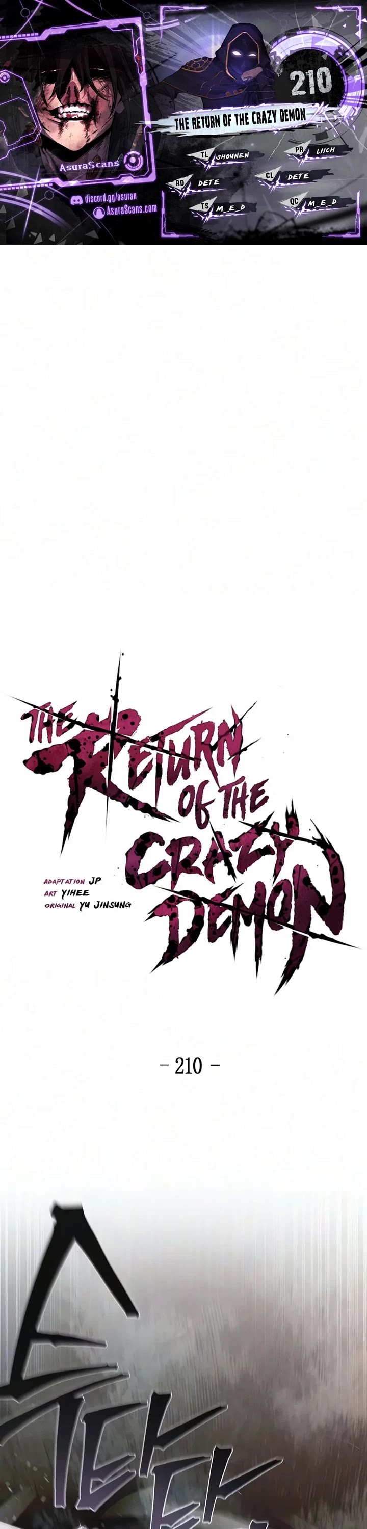 The Return of the Crazy Demon Chapter 210 page 1 - Chapter 210