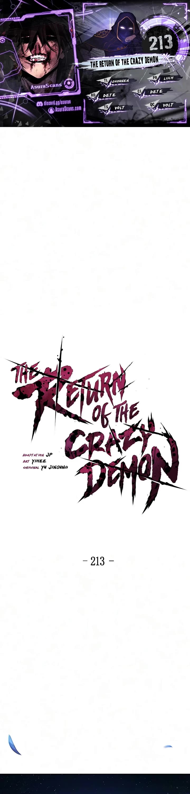 The Return of the Crazy Demon Chapter 213 page 1 - Chapter 213