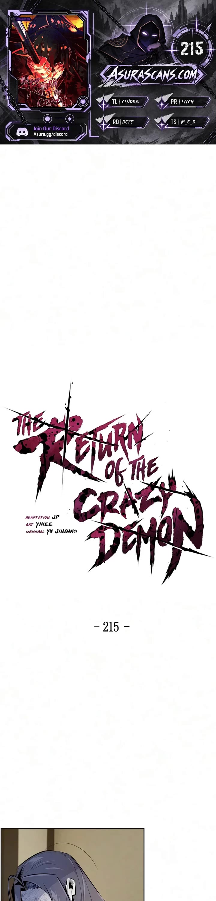 The Return of the Crazy Demon Chapter 215 page 1 - Chapter 215