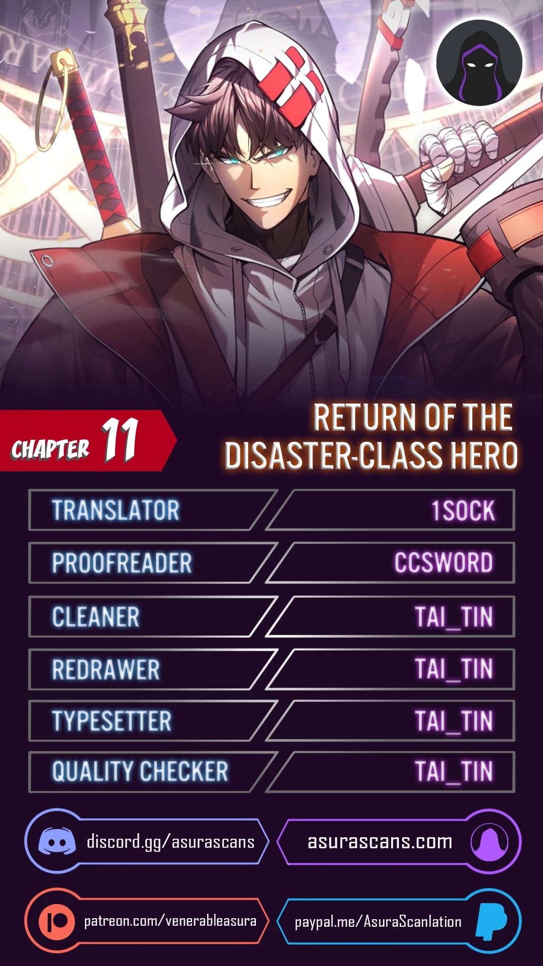 The Return of the Disaster-Class Hero Chapter 11 page 1 - Chapter 11