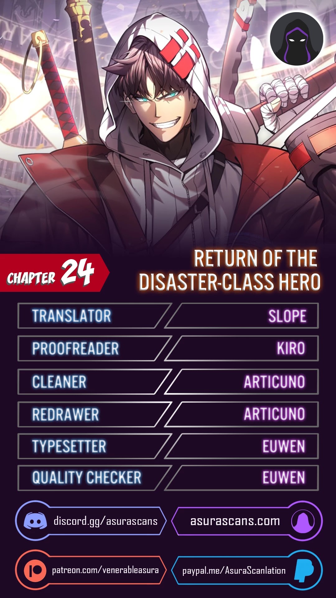 The Return of the Disaster-Class Hero Chapter 24 page 1 - Chapter 24