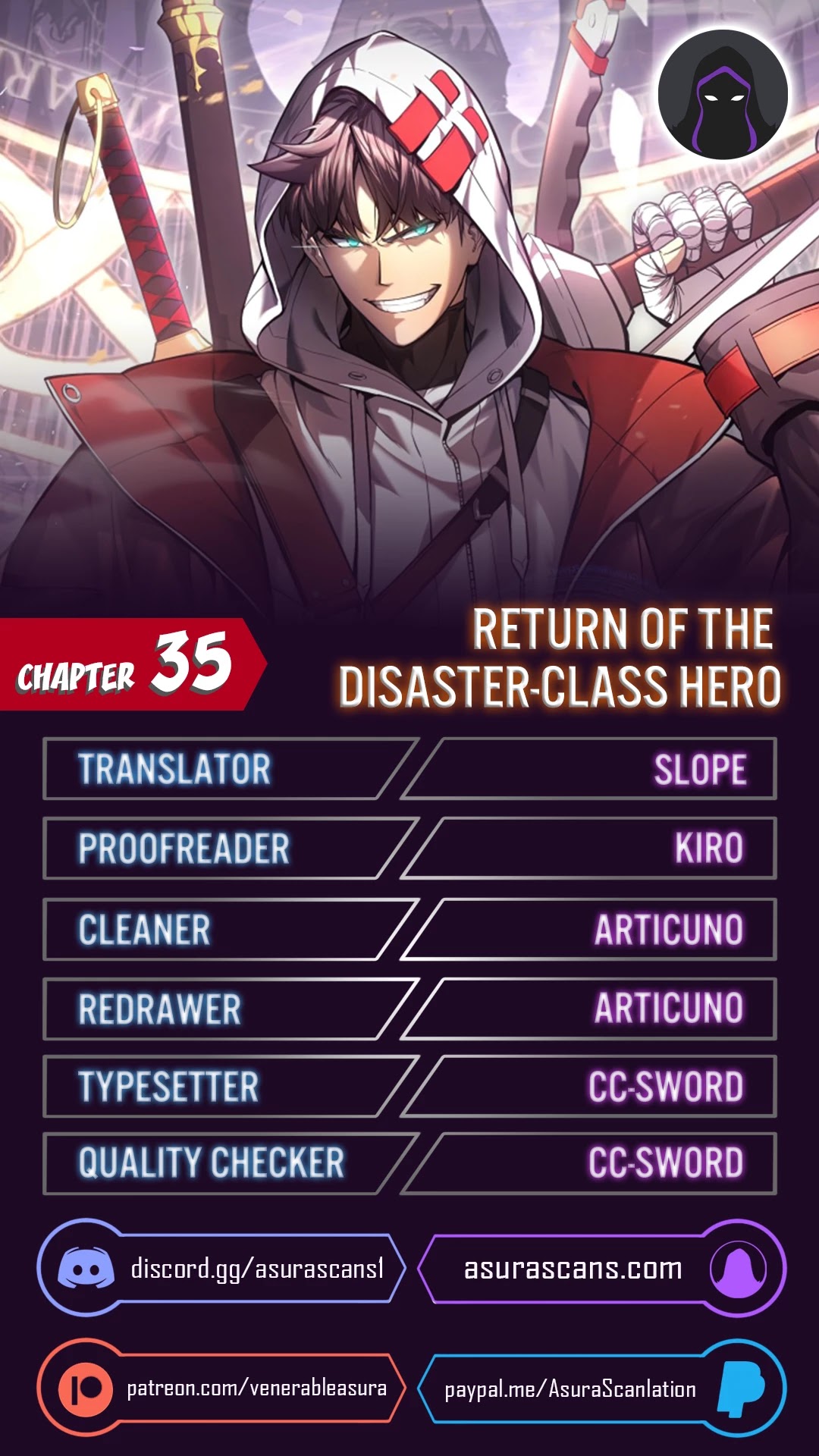 The Return of the Disaster-Class Hero Chapter 35 page 1 - Chapter 35