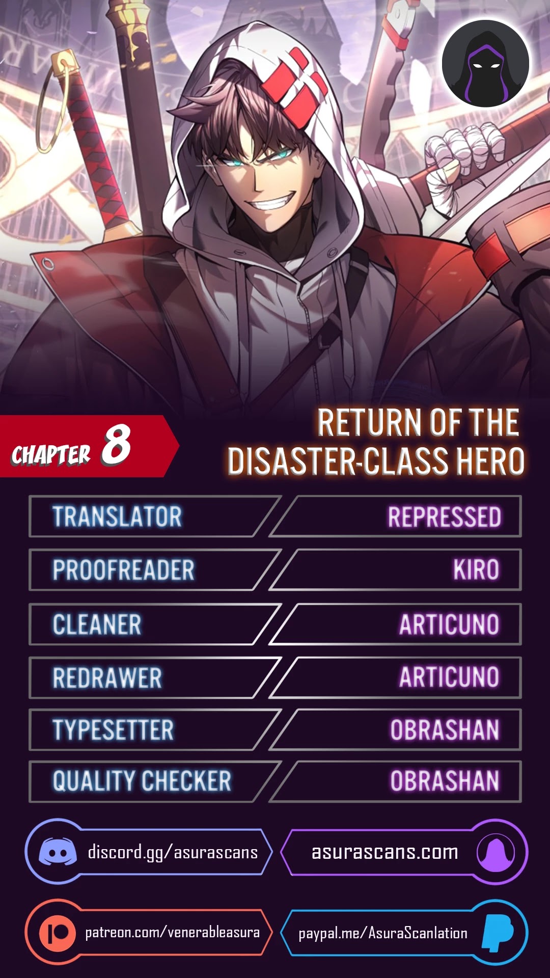 The Return of the Disaster-Class Hero Chapter 8 page 1 - Chapter 8