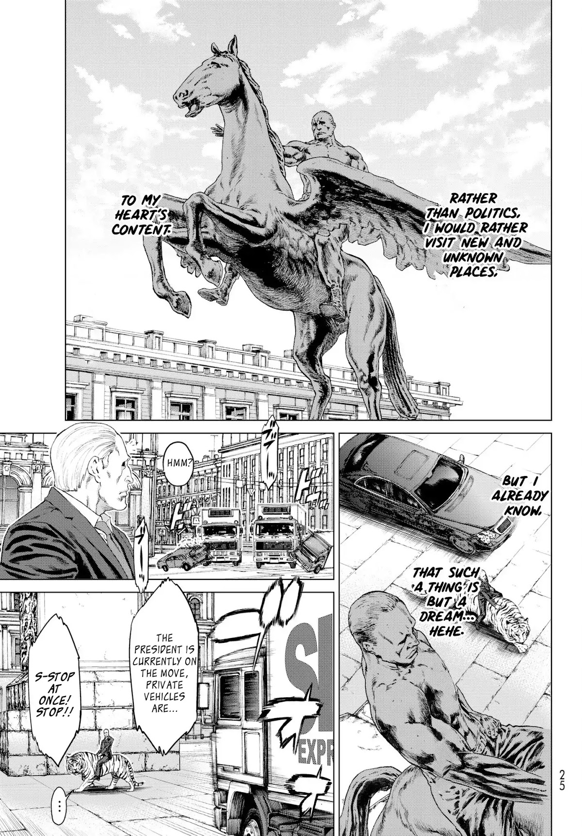 The Ride-On King Chapter 1 page 10 - Chapter 1: The President, and The Wyvern