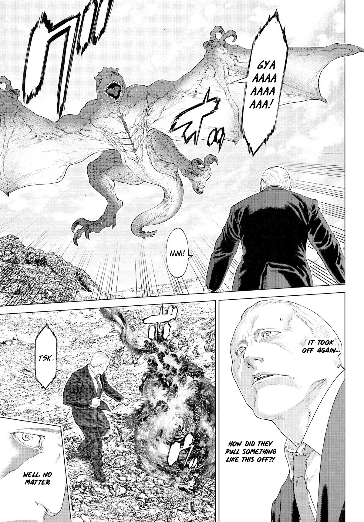 The Ride-On King Chapter 1 page 35 - Chapter 1: The President, and The Wyvern
