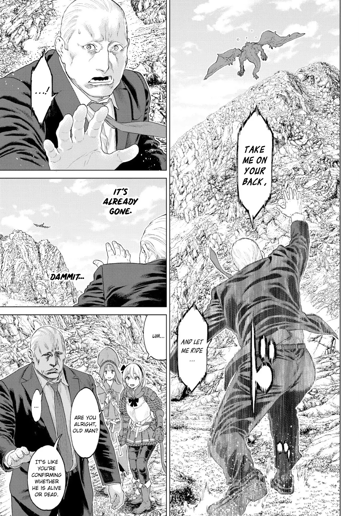 The Ride-On King Chapter 1 page 40 - Chapter 1: The President, and The Wyvern