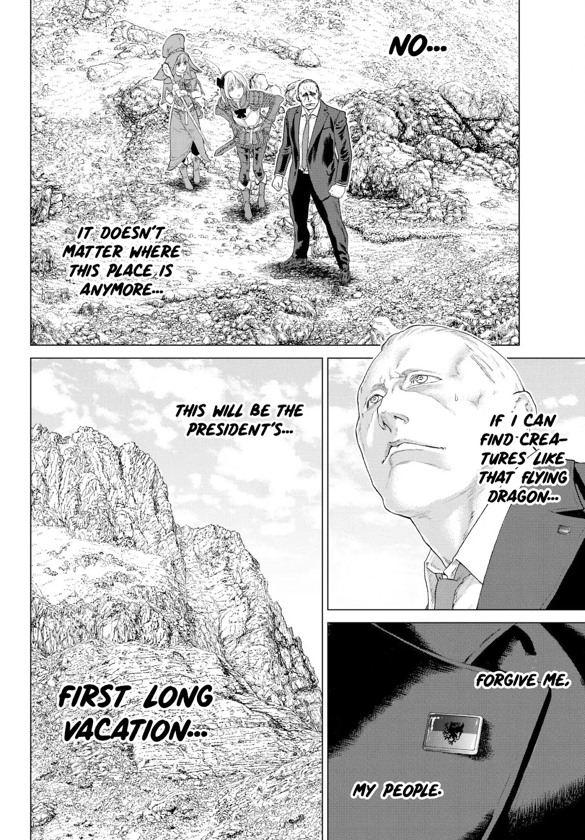 The Ride-On King Chapter 1 page 43 - Chapter 1: The President, and The Wyvern