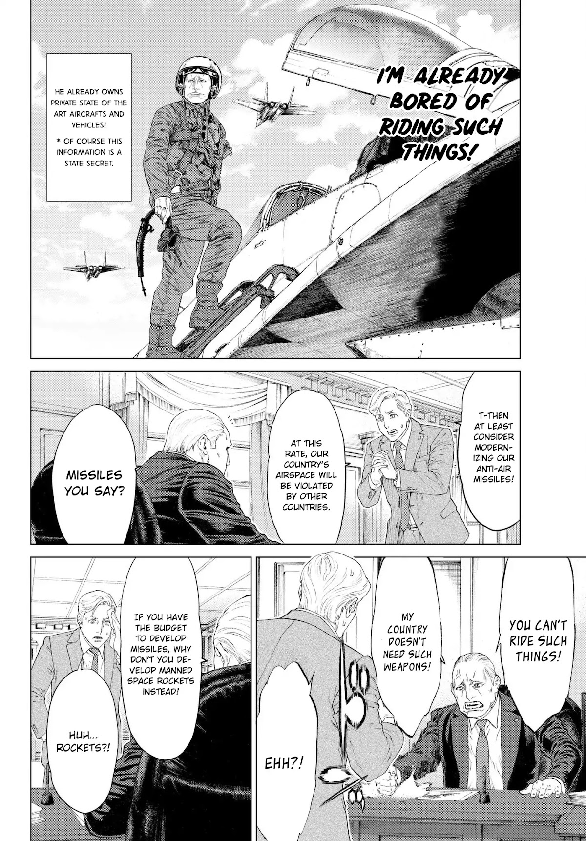 The Ride-On King Chapter 1 page 7 - Chapter 1: The President, and The Wyvern