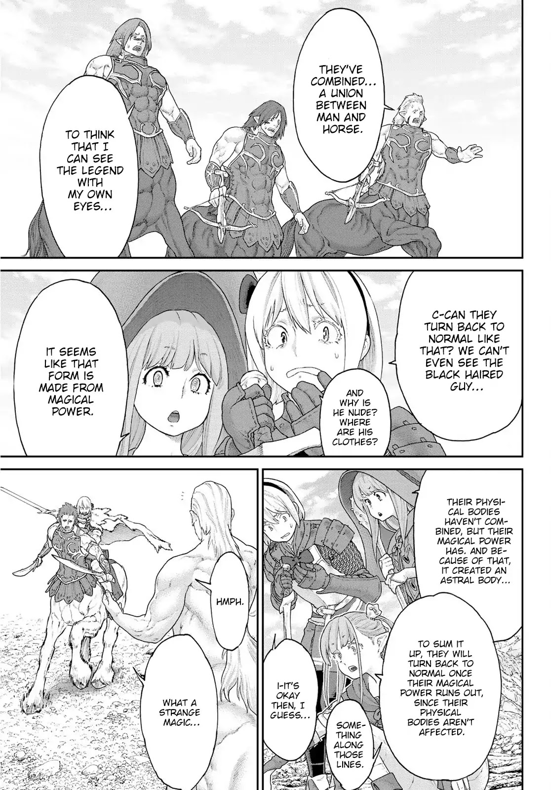 The Ride-On King Chapter 13 page 4 - Chapter 13: The President and The Centaur's Siblings