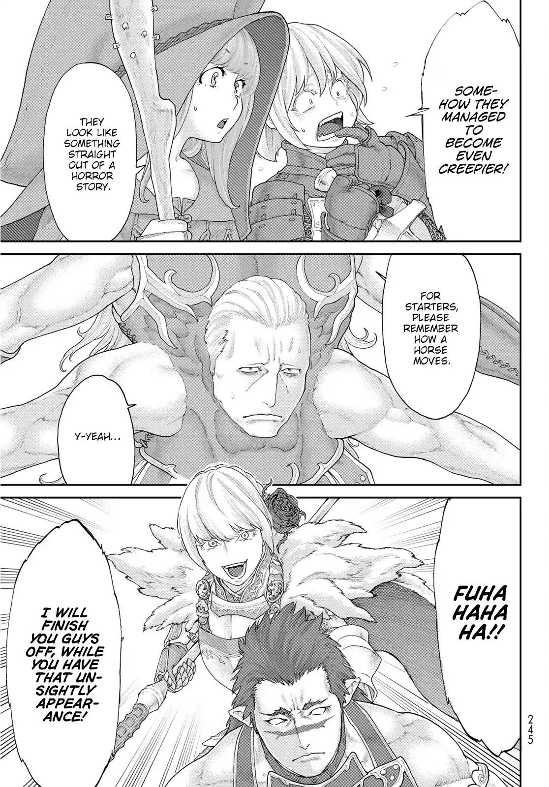 The Ride-On King Chapter 13 page 8 - Chapter 13: The President and The Centaur's Siblings