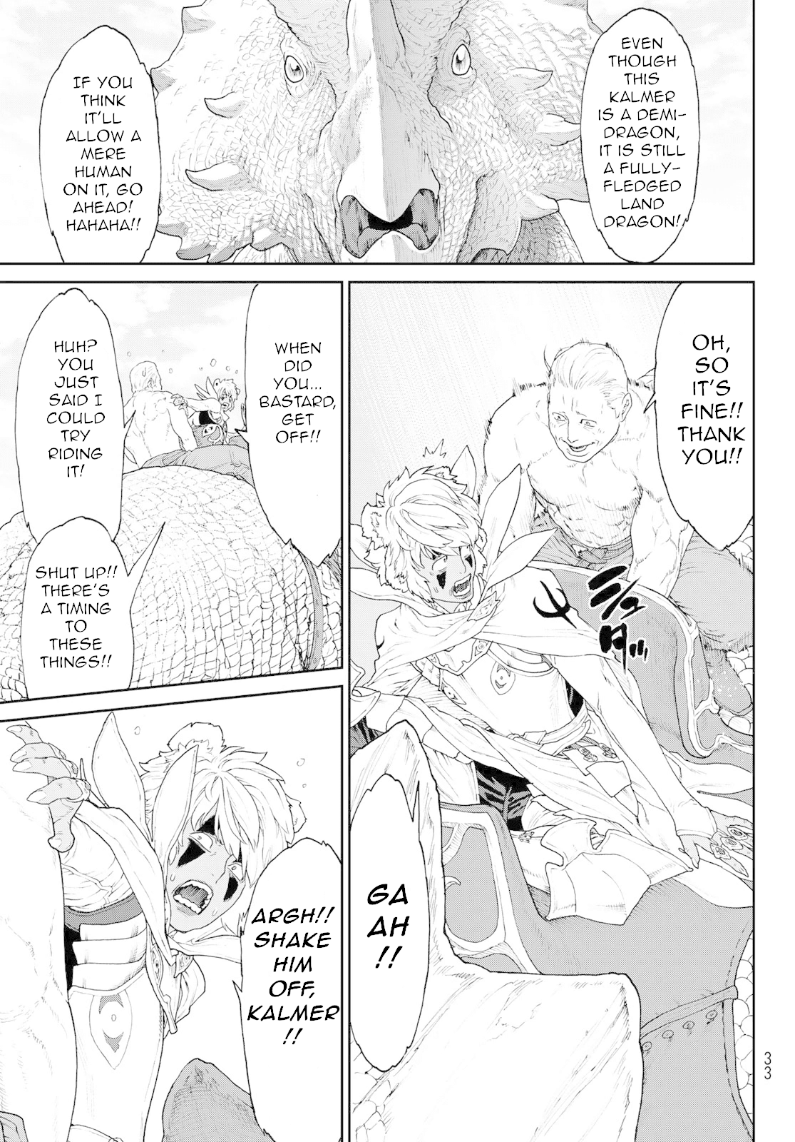 The Ride-On King Chapter 15 page 21 - Chapter 15: The President and the Earth Dragon's Rider