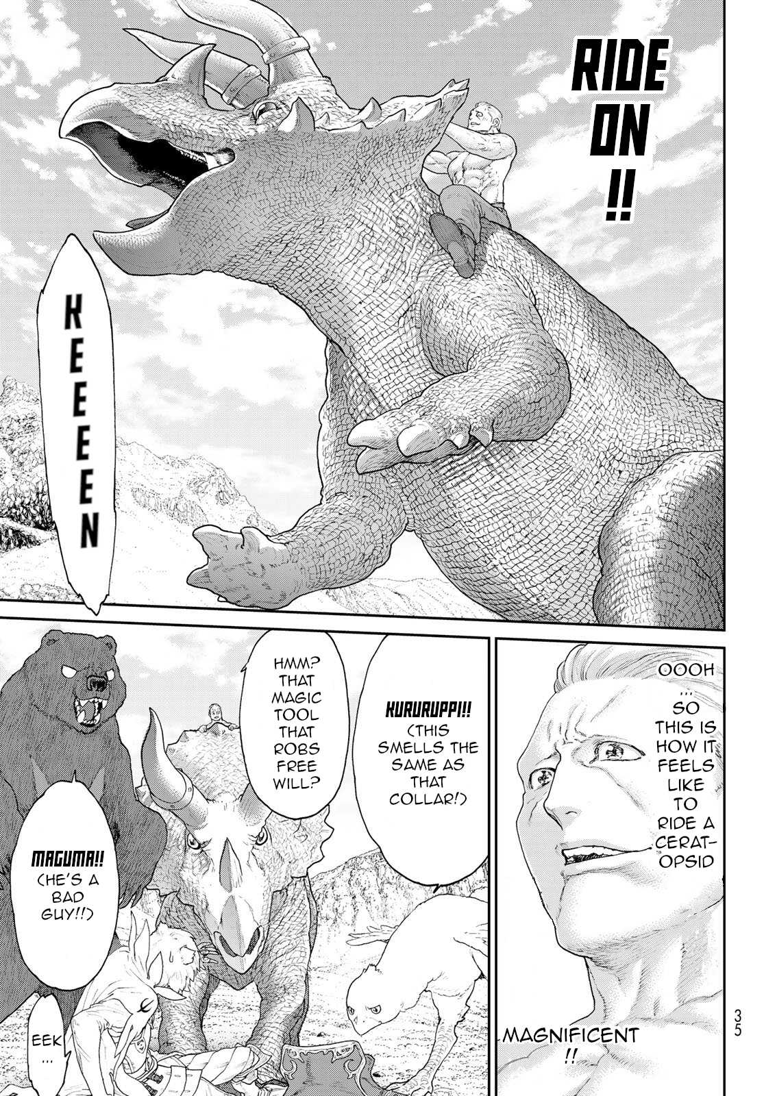 The Ride-On King Chapter 15 page 23 - Chapter 15: The President and the Earth Dragon's Rider