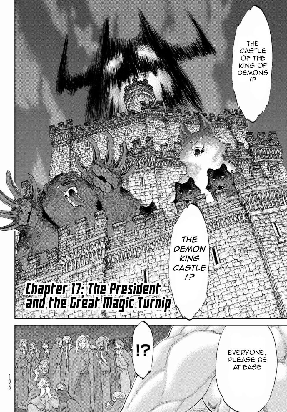 The Ride-On King Chapter 17 page 2 - Chapter 17: The President and the Great Magic Turnip