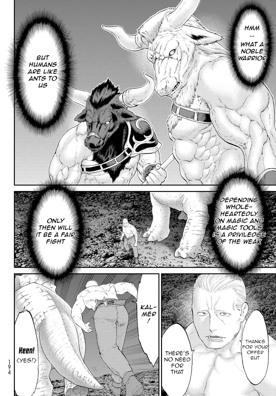 The Ride-On King Chapter 19 page 12 - Chapter 19: The President and the Minotaur Warriors