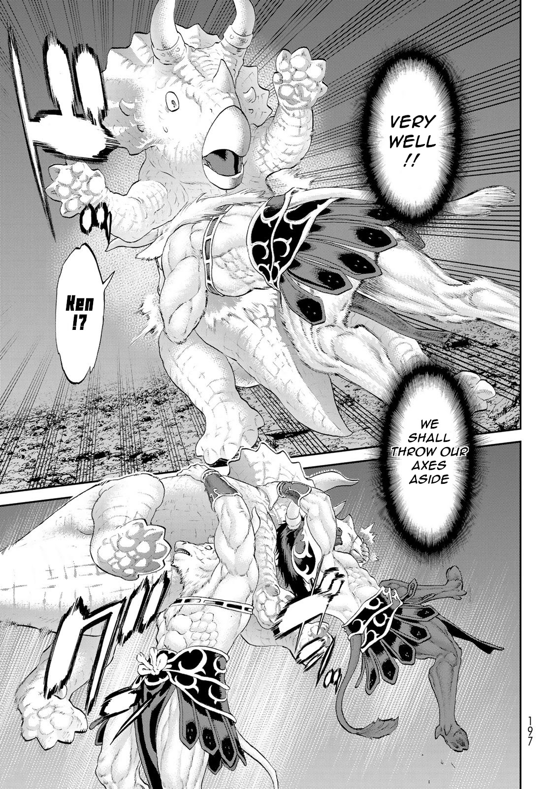 The Ride-On King Chapter 19 page 15 - Chapter 19: The President and the Minotaur Warriors