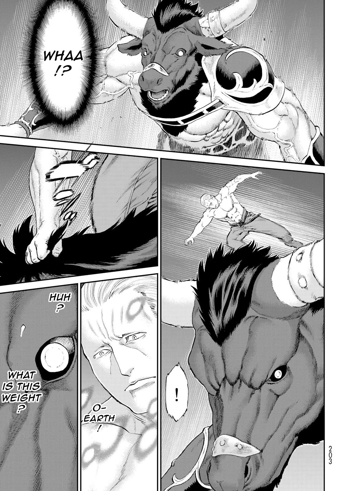 The Ride-On King Chapter 19 page 21 - Chapter 19: The President and the Minotaur Warriors