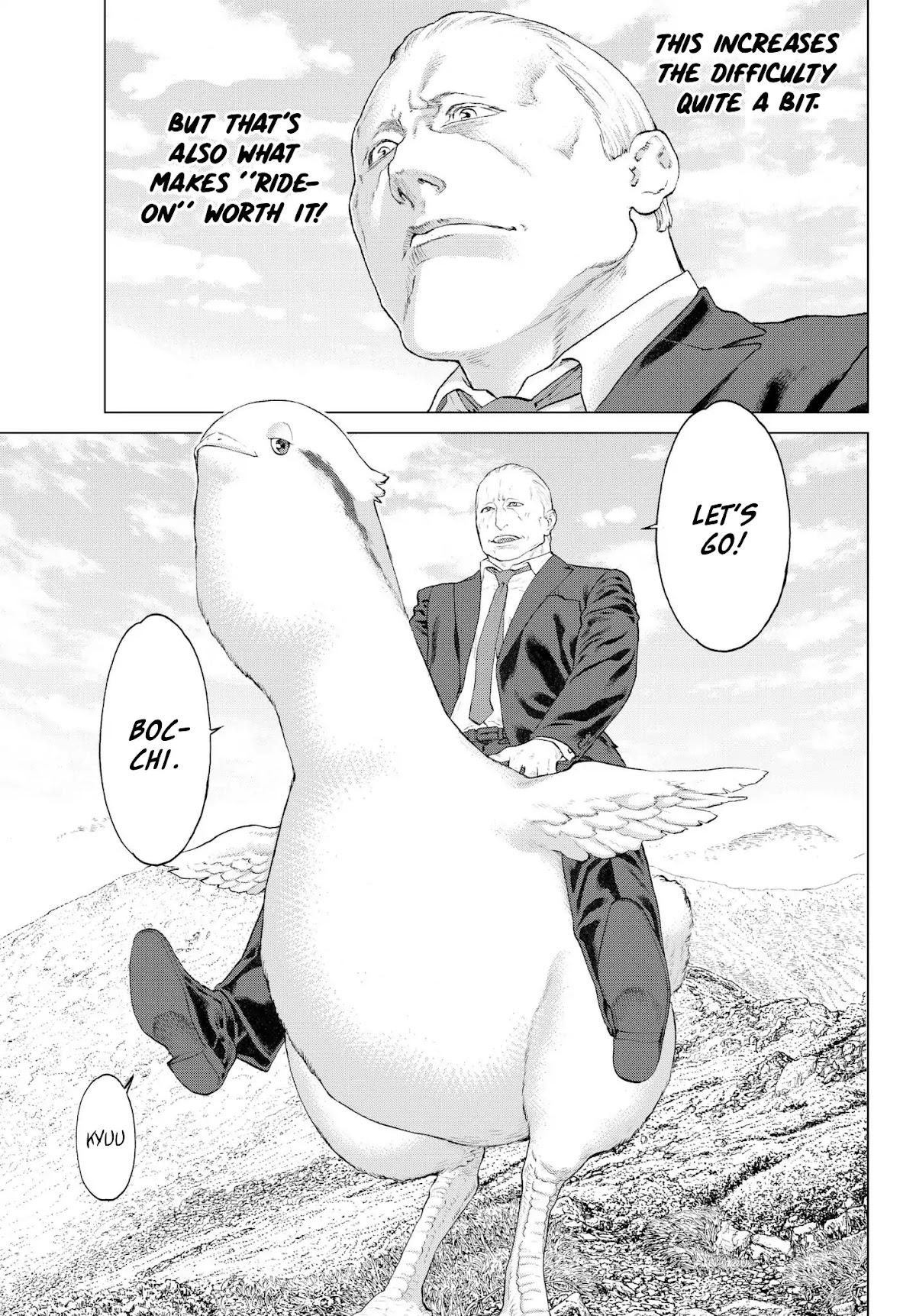 The Ride-On King Chapter 2 page 11 - Chapter 2: The President, and the Centaurus