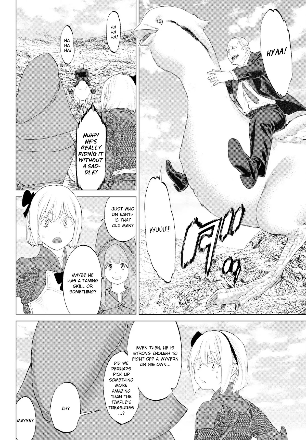 The Ride-On King Chapter 2 page 12 - Chapter 2: The President, and the Centaurus