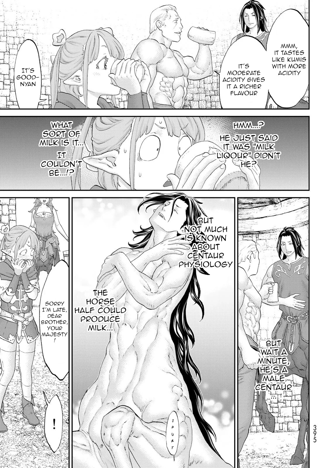 The Ride-On King Chapter 26.5 page 3 - Chapter 26.5: The President and the Centaur's Mystery Booze/Ultimate Seasoning