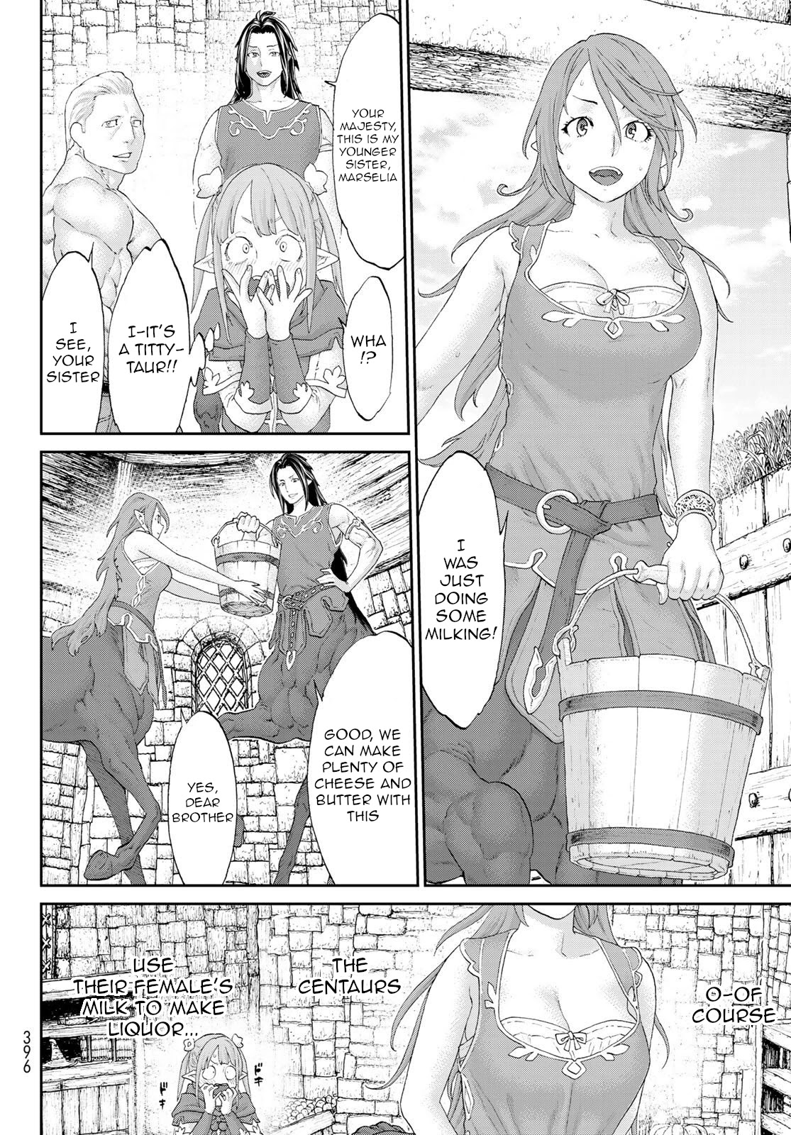 The Ride-On King Chapter 26.5 page 4 - Chapter 26.5: The President and the Centaur's Mystery Booze/Ultimate Seasoning