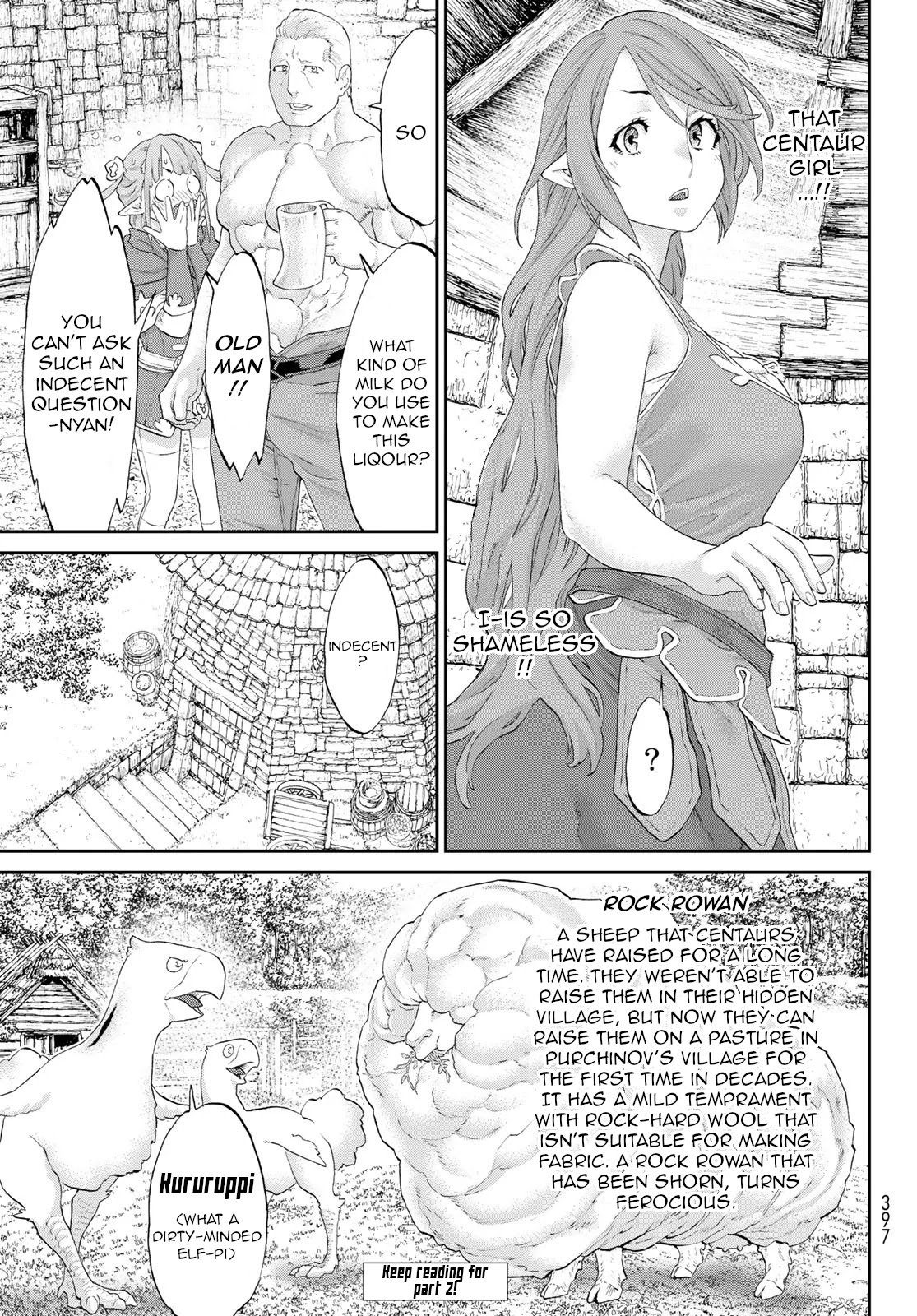 The Ride-On King Chapter 26.5 page 5 - Chapter 26.5: The President and the Centaur's Mystery Booze/Ultimate Seasoning