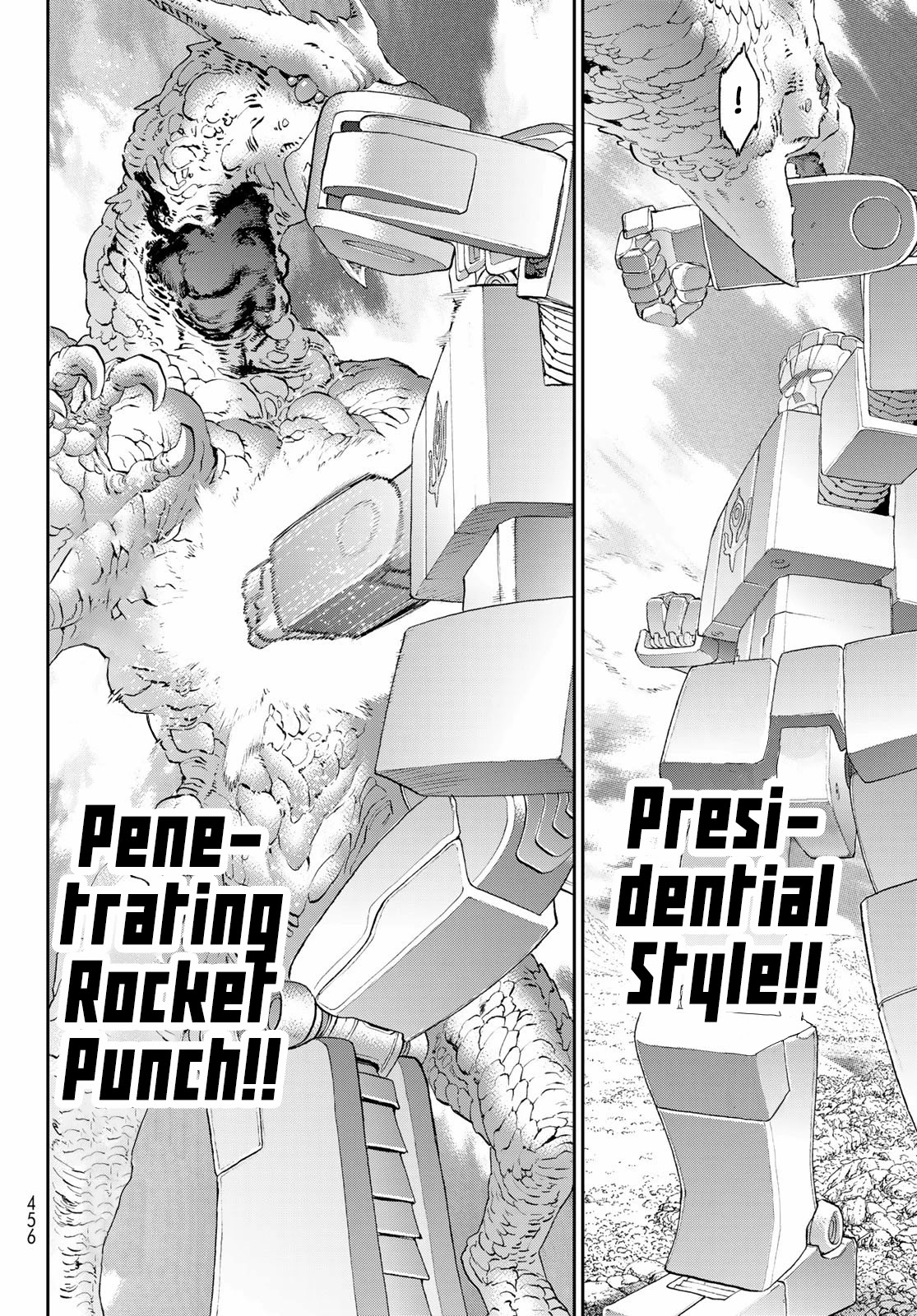 The Ride-On King Chapter 40 page 10 - Chapter 40: The President and the Deluxe Giant Man of Steel