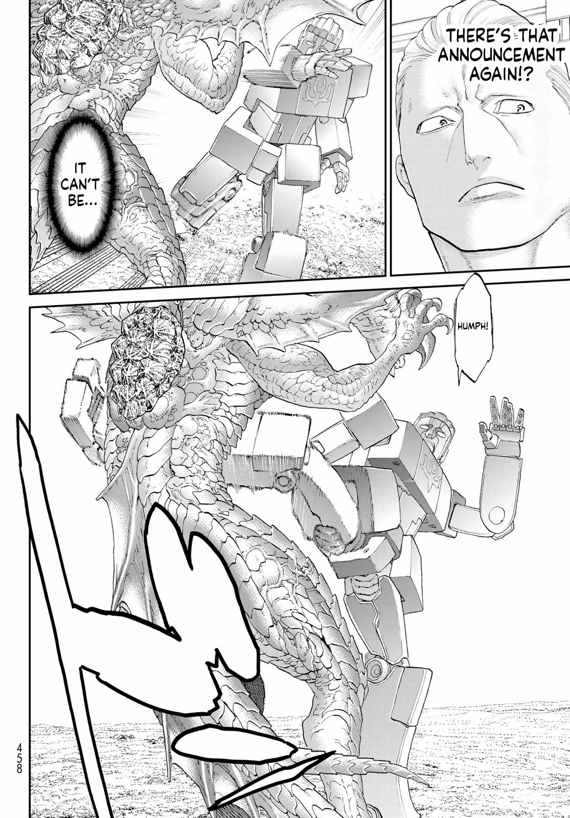 The Ride-On King Chapter 40 page 12 - Chapter 40: The President and the Deluxe Giant Man of Steel