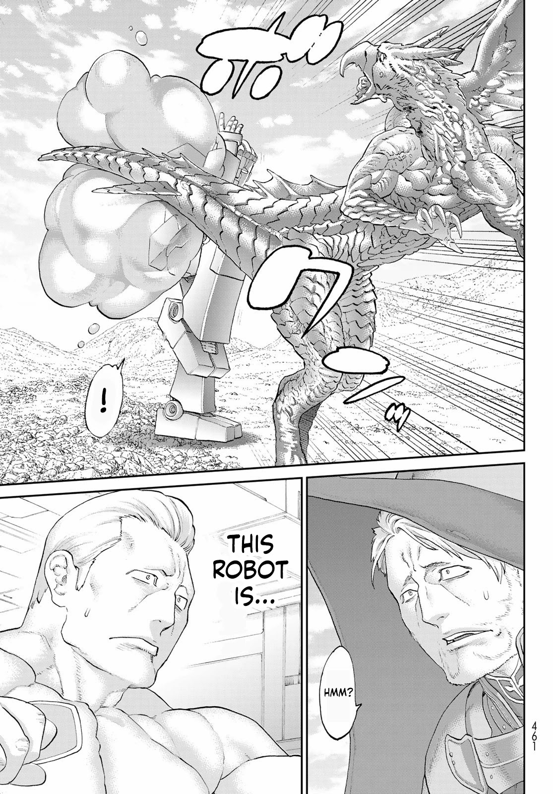 The Ride-On King Chapter 40 page 15 - Chapter 40: The President and the Deluxe Giant Man of Steel