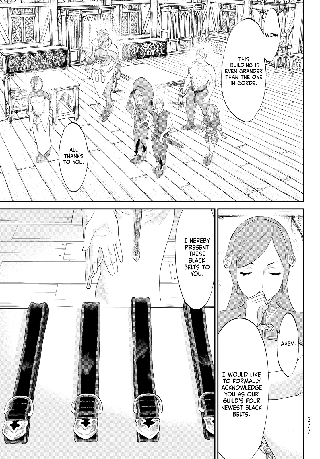 The Ride-On King Chapter 50 page 27 - Chapter 50: The President and the Five Black Belts