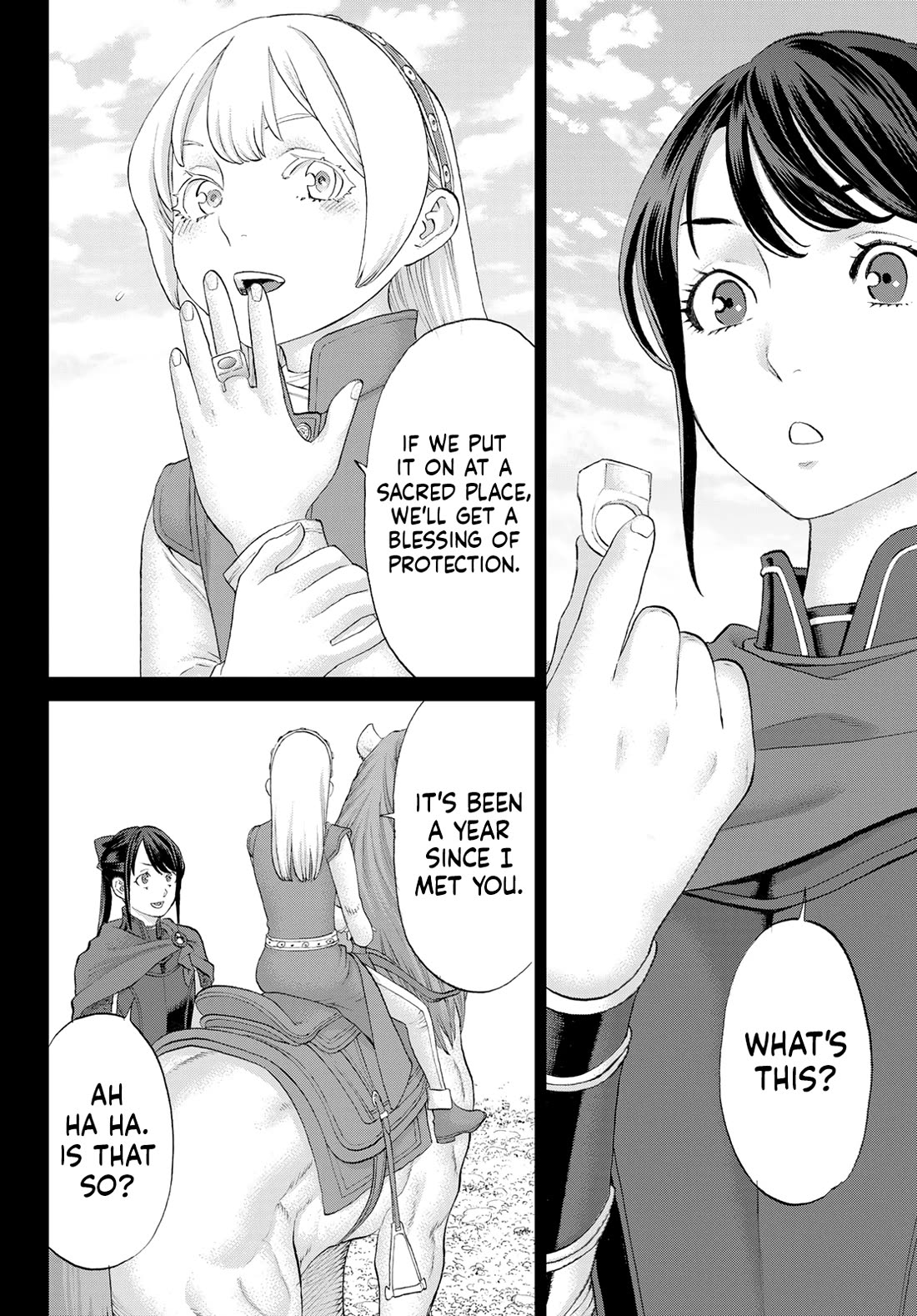 The Ride-On King Chapter 77 page 10 - Chapter 77: The President and the Black-Haired Swordswoman